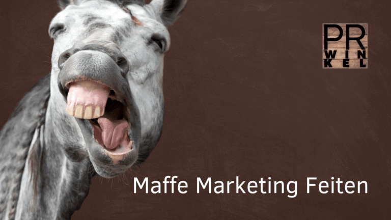 Maffe Marketing Feiten PR-Winkel