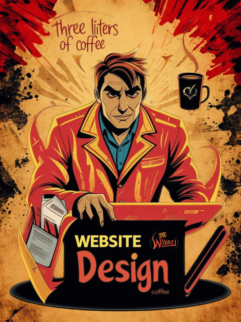 Website op 3 liter koffie | PR Winkel